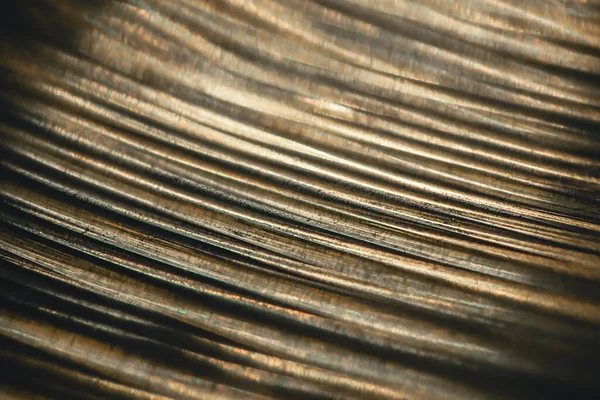 stock image Close up of hi hat surface, texture drum cymbal close-up, macro shot.