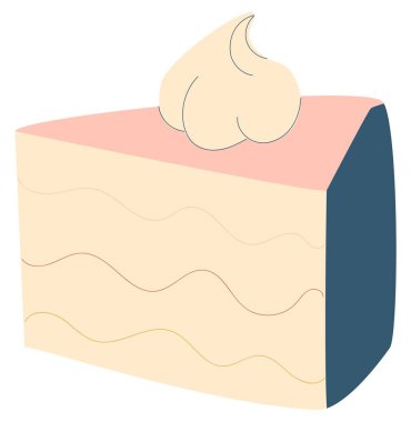  Pasta Düz Doğumgünü Partisi Element Renkli dekorasyon Doğum günü kutlaması elementinin düz vektörü.