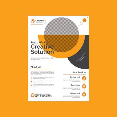 Modern Yaratıcı Pazarlama Ajansı Flyer Şablonu