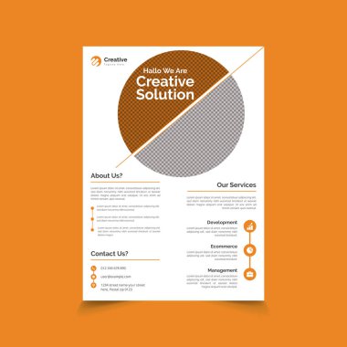 Modern Yaratıcı Pazarlama Ajansı Flyer Şablonu