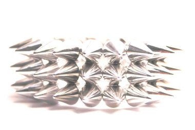 Soyut geometrik metal arka plan detayı Rock and Roll zinciri