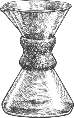 Alternatif Kahve Yapıcı İllüstrasyonu