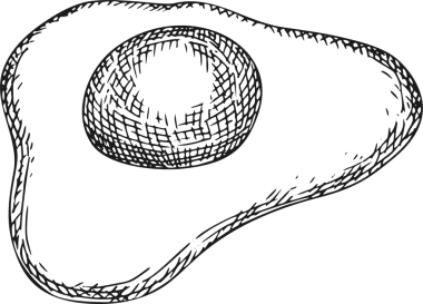 Retro Hand Süt ürünleri çizimi