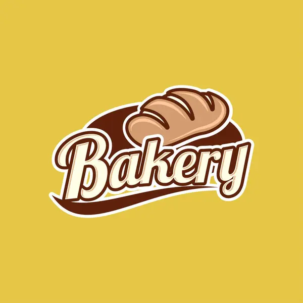 Vektör fırın ekmeği ve kek tasarımı logosu