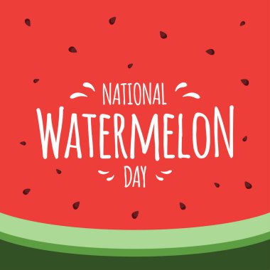 Mutlu Karpuz Günü tebrik kartları. Ulusal Karpuz Günü, 3 Ağustos.