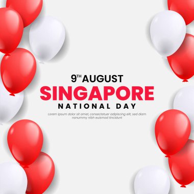 Singapur 'un ulusal 9 Ağustos tarihli balonlu geçmişi