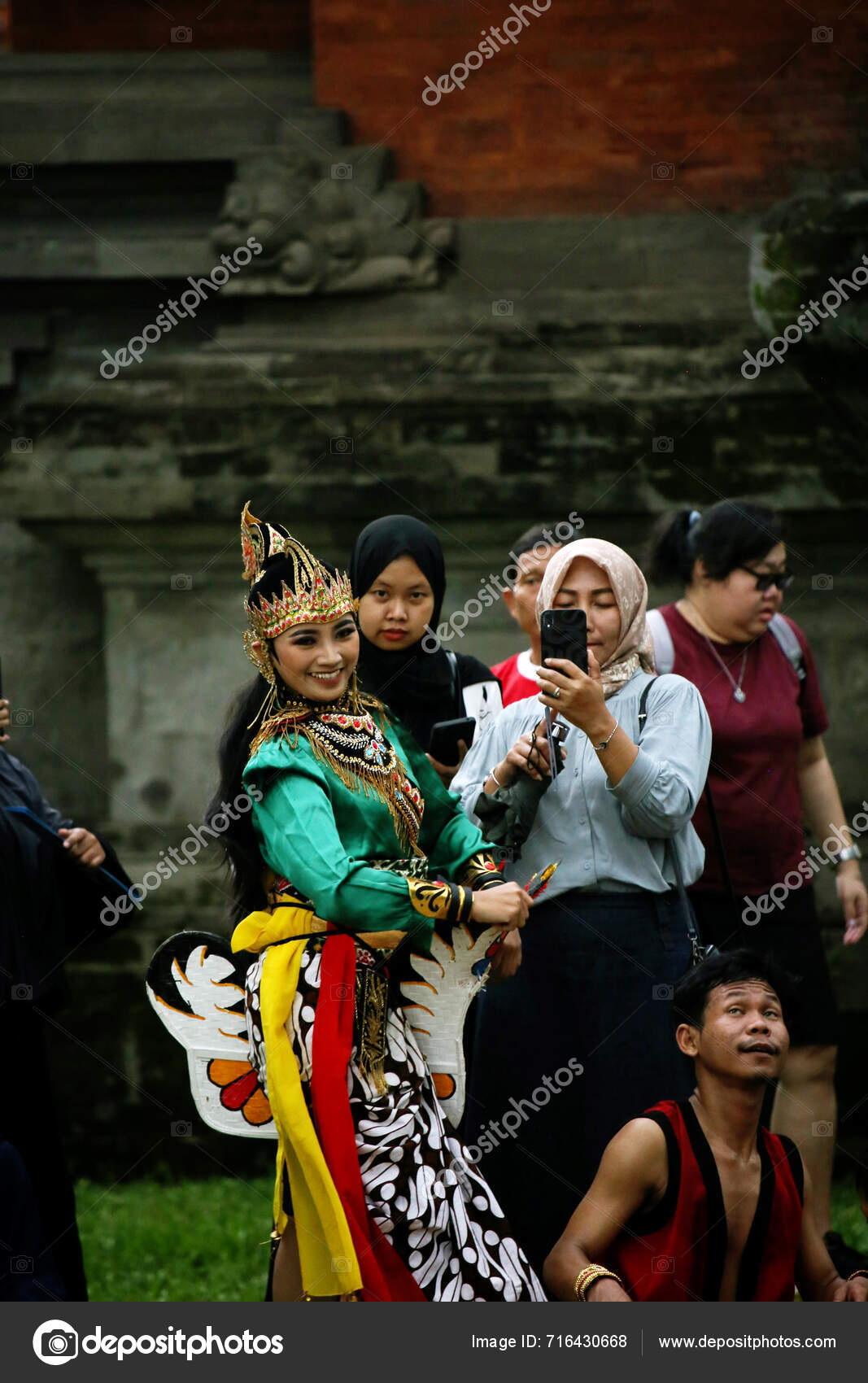 Jakarta Indonesia April 2024 Open Stage Jakartas Tmii Hotspot Reyog