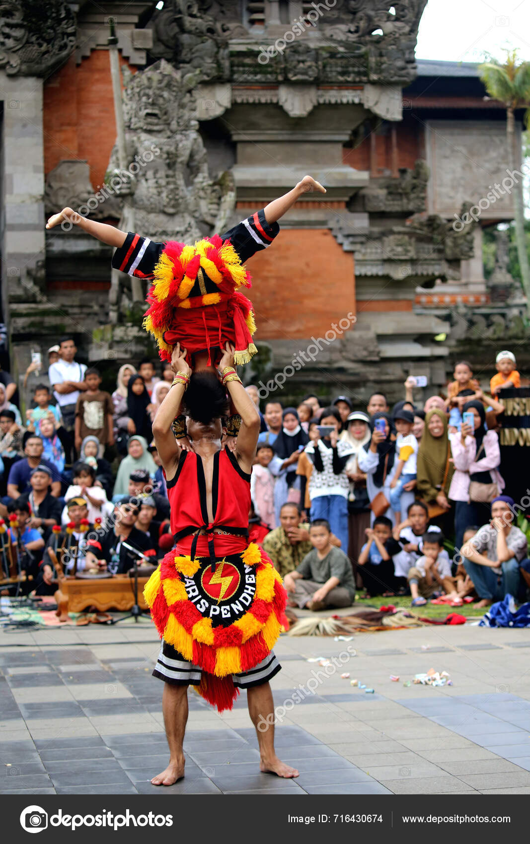 Jakarta Indonesia April 2024 Open Stage Jakartas Tmii Hotspot Reyog