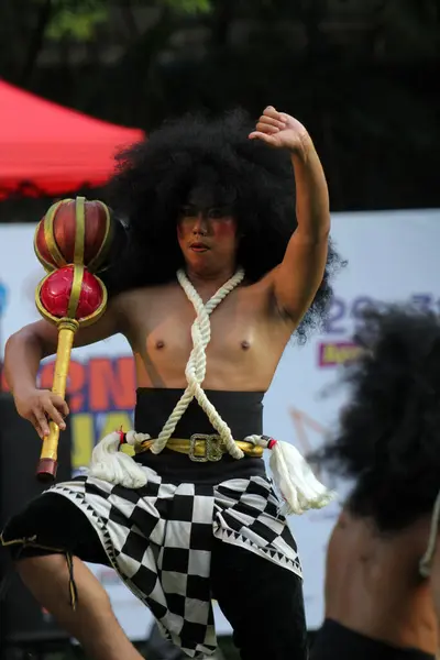 stock image Solo, Indonesia. April 29, 2024. A traditional dance called 