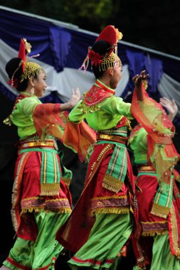 Solo, Endonezya. 29 Nisan 2024. Jakarta 'dan geleneksel dans 