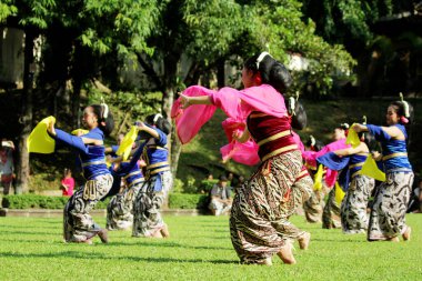 Solo, Indonesia. April 29, 2024. The traditional dance 