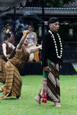 Solo, Indonesia. April 29, 2024. The traditional dance 