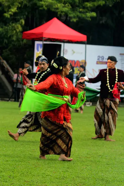 stock image Solo, Indonesia. April 29, 2024. The traditional dance 