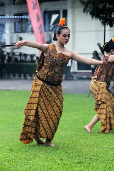 stock image Solo, Indonesia. April 29, 2024. The traditional dance 