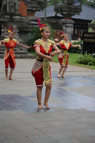 Stock image Jakarta, Indonesia. May 25, 2024. A traditional dance called 