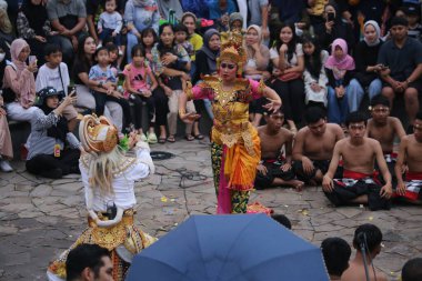 Jakarta, Indonesia. February 11, 2024. Folk performing art called 