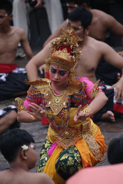 Jakarta, Indonesia. February 11, 2024. Folk performing art called 