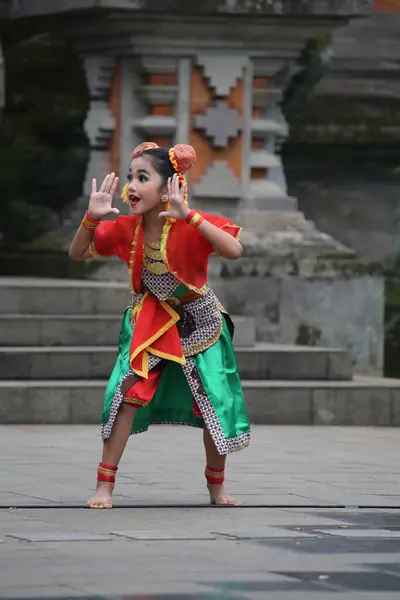 stock image Jakarta, Indonesia. May 25 2024. A traditional dance called 