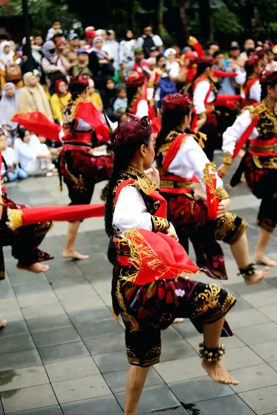 stock image Jakarta, Indonesia. June 29, 2024. The traditional dance called 