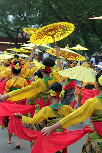 stock image Jakarta, Indonesia. A traditional dance called 