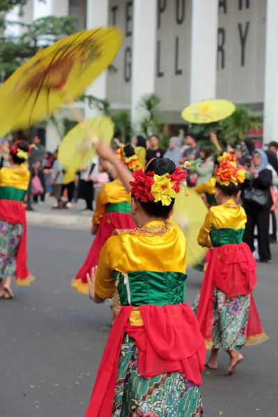 stock image Jakarta, Indonesia. A traditional dance called 