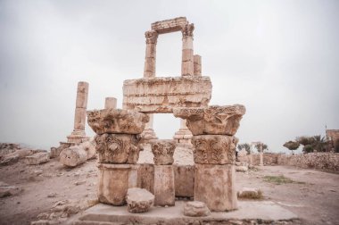 İsrail 'in başkentinin eski kalıntıları.