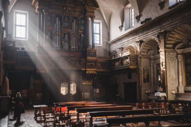 Kudüs 'teki eski kilise, İsrail.