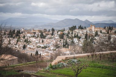 Granada, Endülüs, İspanya manzarası.