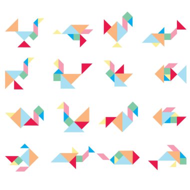 Yaratıcı Düşünceler İçin Tangram Bulmacaları