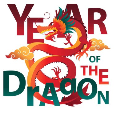 2024 'te Ejderha Yükseliyor Çin Yeni Yıl Resimleri Zodiac' ı Kutluyor