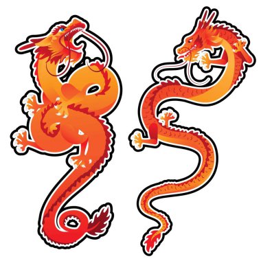 Çin Yeni Yılı 2024 Majestic Dragon Illustrations Bekliyor