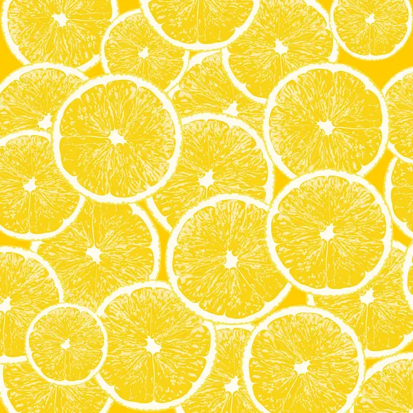 Limon dilimi arkaplanı, vektör illüstrasyonu.
