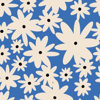 Değişik çiçek ve vazolara sahip mürekkep resimli posterler. Baskı, duvar sanatı, afiş ve arkaplan