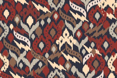 Tasarım, kumaş, ambalaj, dijital motif, arkaplan, duvar kağıdı, baskı, giysi vs. için vektör içinde kusursuz desenli işlemeli çiçek motifi.