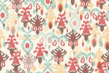 Renkli kumaş deseni, soyut halı motifi