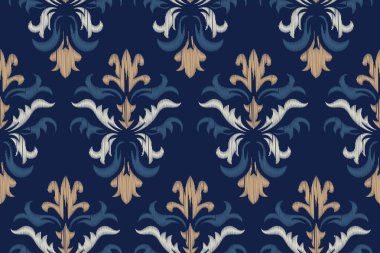 Sürekli dikiş atmadan Arap halısı nakış motifi