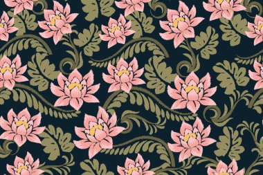 Paketleme, dijital motif, arkaplan, duvar kâğıdı, baskı, giysi gibi bitkiler için renkli kumaş.