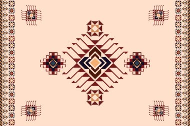 Perde, halı, duvar kağıdı, giysi, ambalaj için Arap tarzında renkli arkaplan tasarımı, Batik