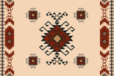 Perde, halı, duvar kağıdı, giysi, ambalaj için Arap tarzında renkli arkaplan tasarımı, Batik