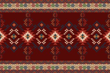 Perde, halı, duvar kağıdı, giysi, ambalaj için Arap tarzında renkli arkaplan tasarımı, Batik