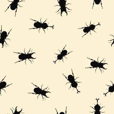 Boynuz böceğinin vektör illüstrasyonuName