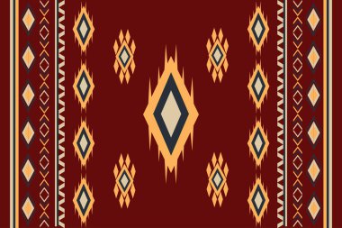 soyut kabile geometrik pürüzsüz desen çizimi 