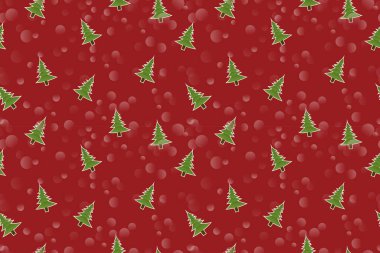 Kusursuz Noel desenli vektör çizimi 