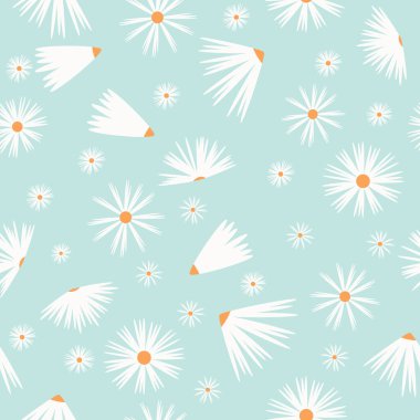 soyut çiçek desensiz desenli çizim tasarımı 