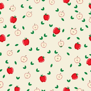 vektör simgesi illüstrasyonu elmalarla dolu