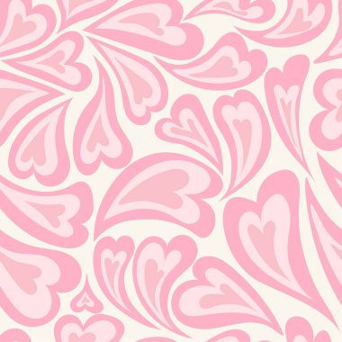 kalpleri ile sorunsuz çiçek desenli