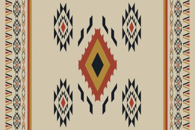 Soyut geometrik şekillerin kusursuz deseni. vektör illüstrasyonu