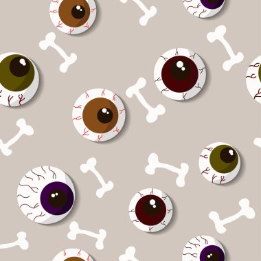 Gözbebekleri ve kemiklerin kusursuz deseni