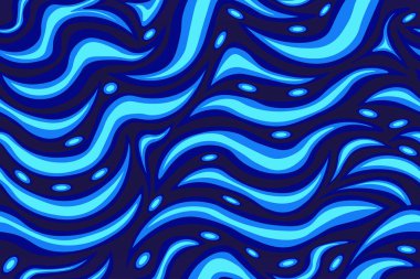 Dalgalı şekilli kusursuz dalga deseni