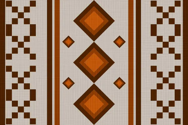 Etnik kabile unsurlarıyla kusursuz bir düzen. vektör illüstrasyonu.